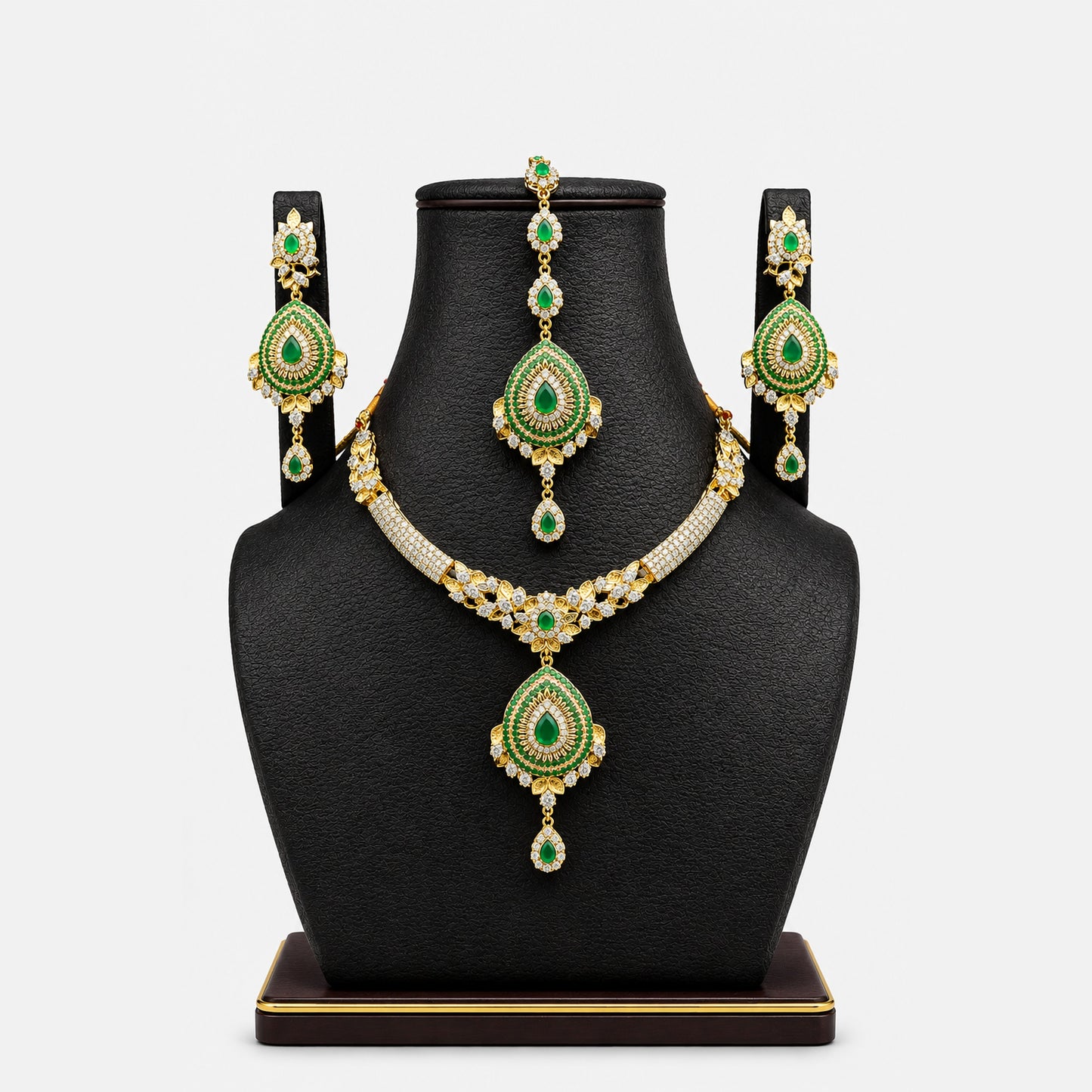 Emerald Radiance Bridal Set