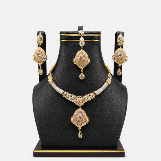 Golden Topaz Bridal Set