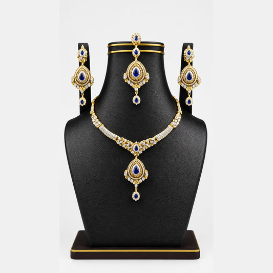 Sapphire Bloom Bridal Set
